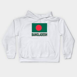 The Pride of Bangladesh - National Flag Design Kids Hoodie